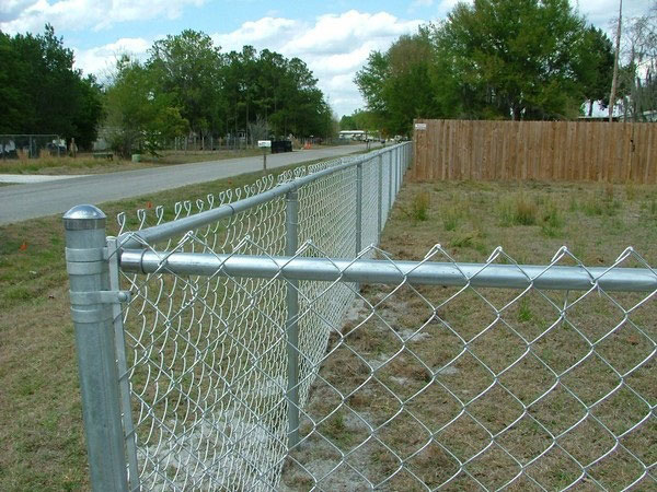 Chain link fence